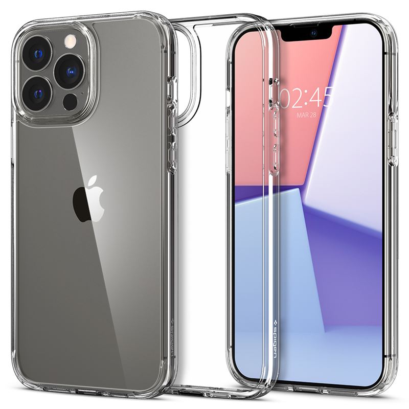 Mbështjellës për iPhone 13 Pro Max Spigen Ultra Hybrid, i hirtë