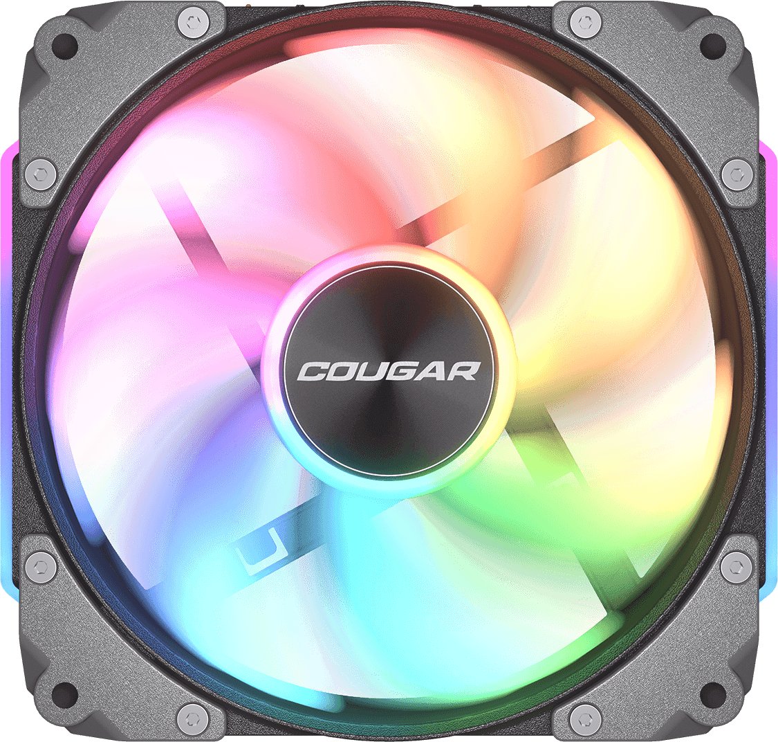 Вентилатор куќиште COUGAR Apolar 120 ARGB, 120mm, Reverse Blade, црн