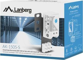 Termostat i mbylljes së raftit Lanberg (AK-1505-S), 10A , i hirtë