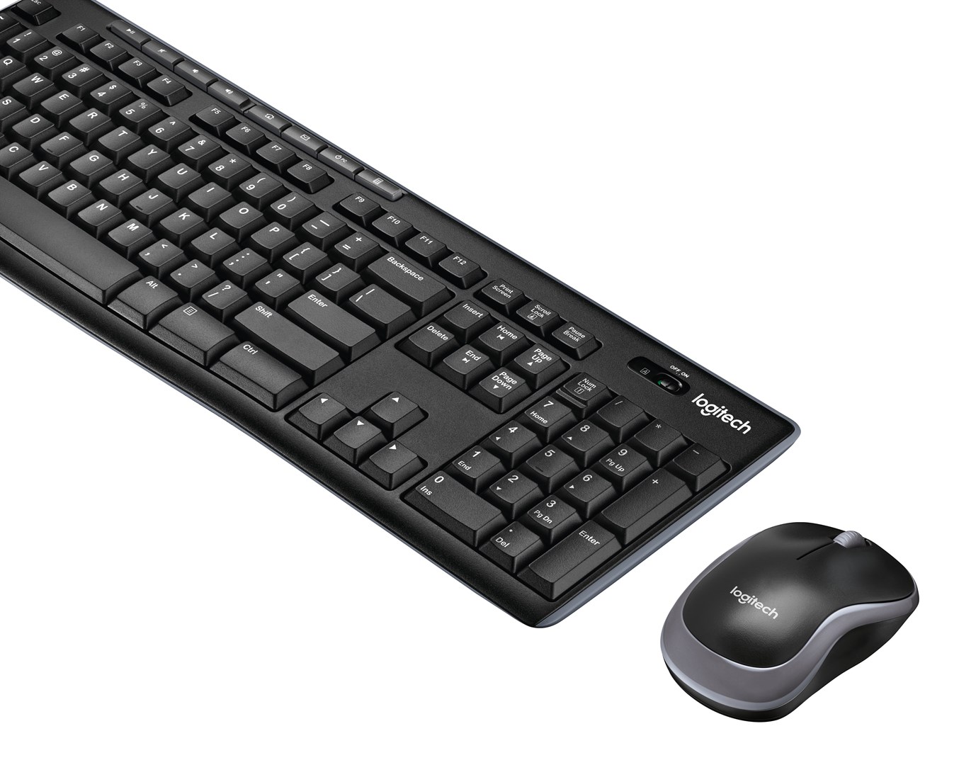 Tastierë dhe maus Logitech MK270, wireless, 2.4 GHz, e zezë