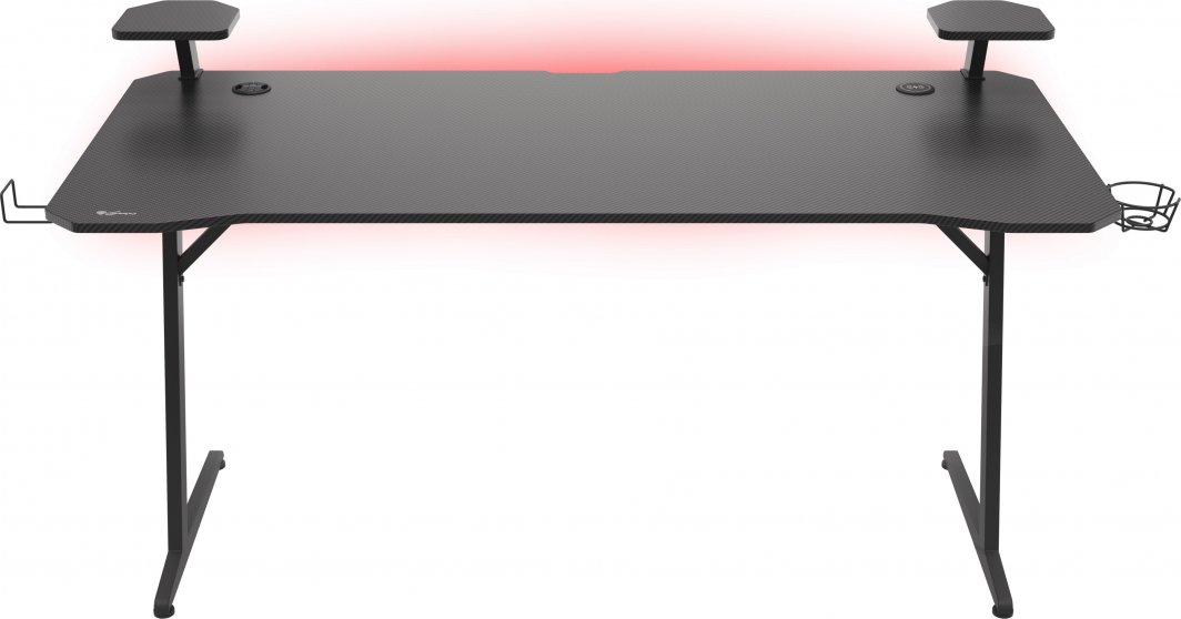 Tavolinë Genesis Holm 510 RGB 160 cm x 75 cm, e zezë