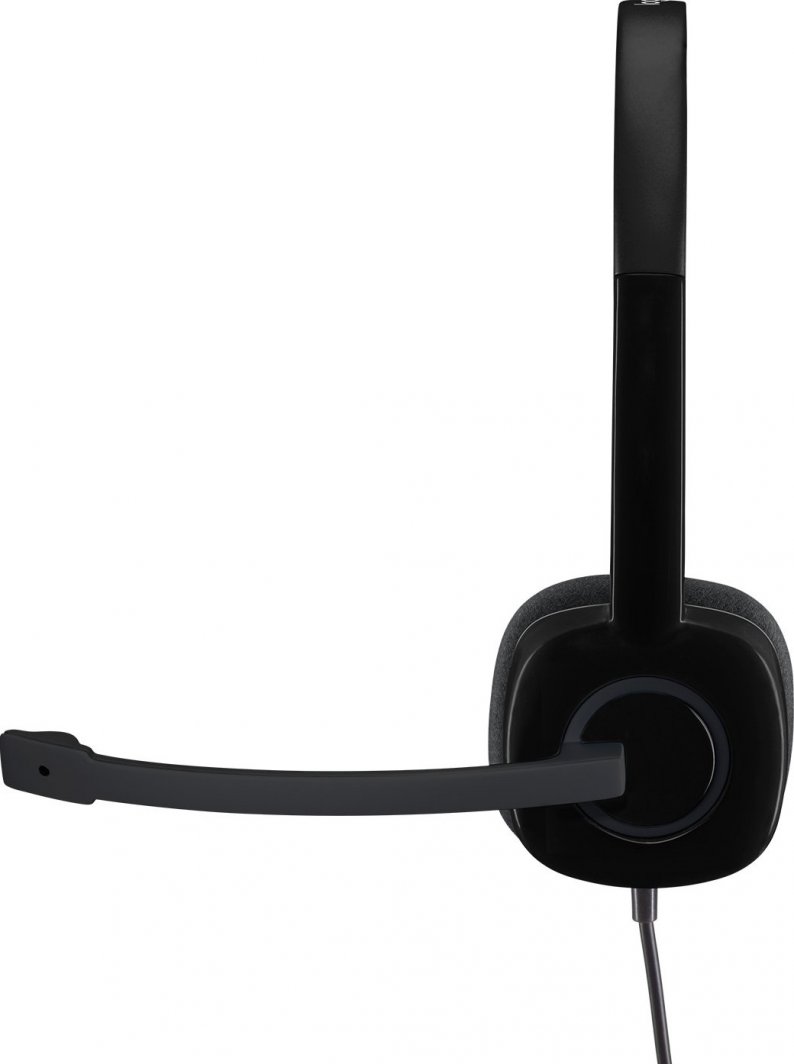 Kufje Logitech H151 me mikrofon, të zeza (981-000589)
