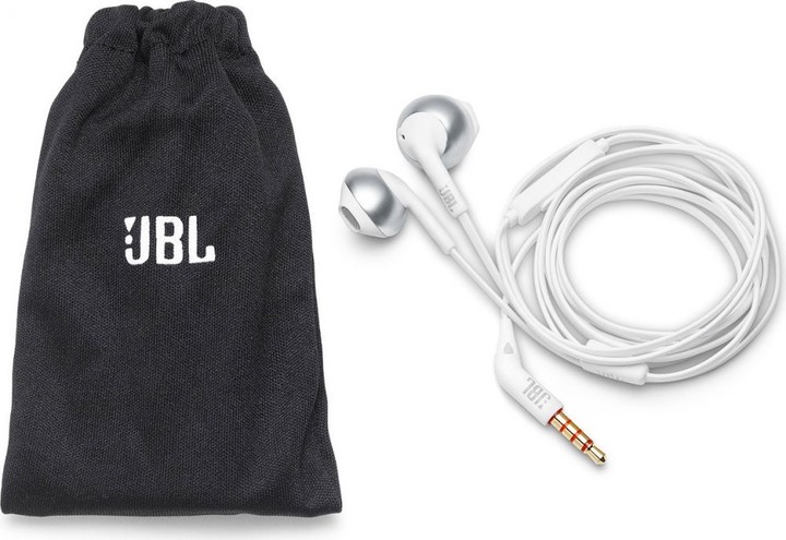 Dëgjuese JBL T205, të argjendta/ bardha