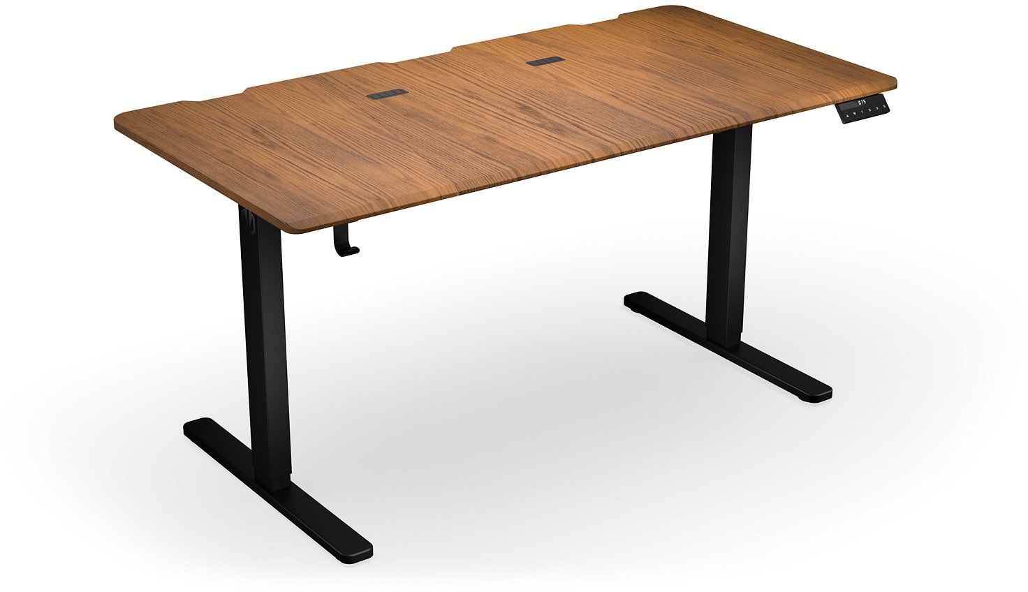 Tavolinë gaming ENDORFY Atlas L Electric Dark Wood EY8E006, elektrike, 150cm, dru i errët