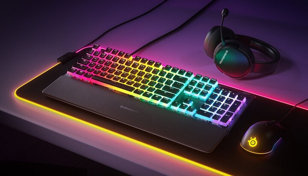 Taste SteelSeries PrismCaps, PBT, 120 copë, US, të zeza