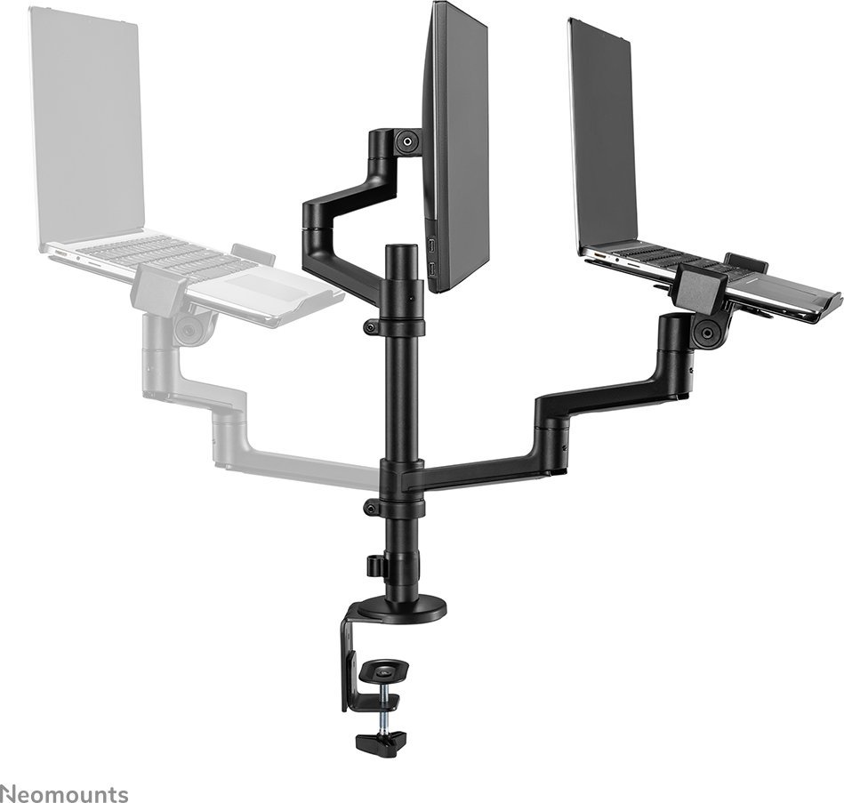 Krah monitori dhe laptopi Neomounts DS20-425BL2, 17" 27", çelik, i zi