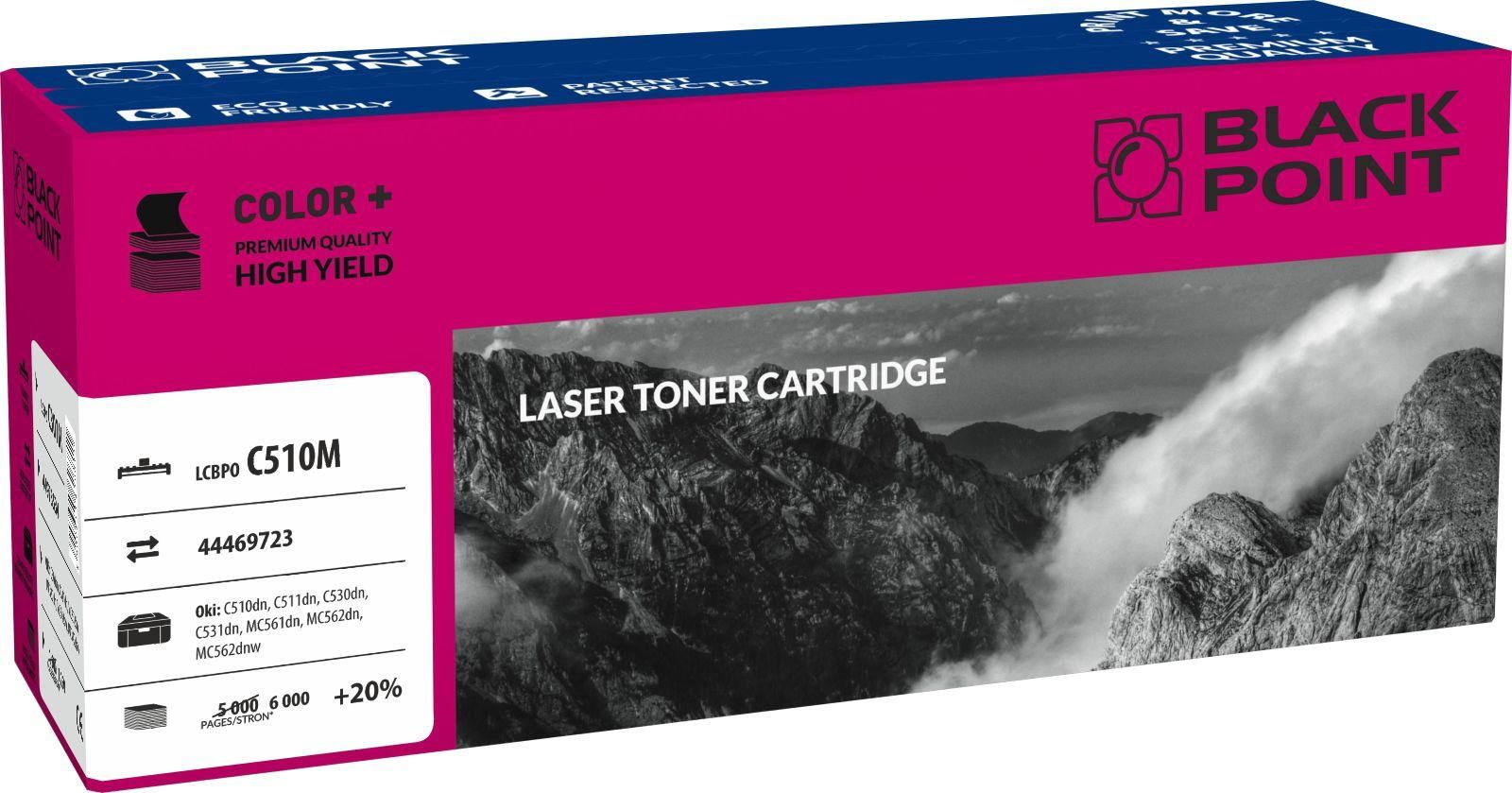 Toner Black Point LCBPOC510M, magenta, 6000 faqe