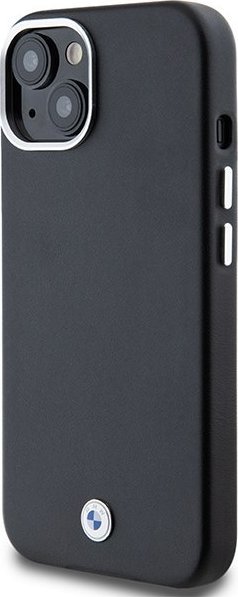 Mbulesë telefoni BMW Signature Wrapped Metal, MagSafe, për iPhone 15 Plus 14 Plus, e zezë