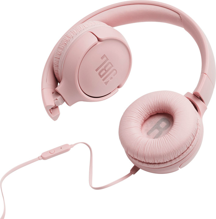 [OUTLET] Kufje JBL T500, rozë