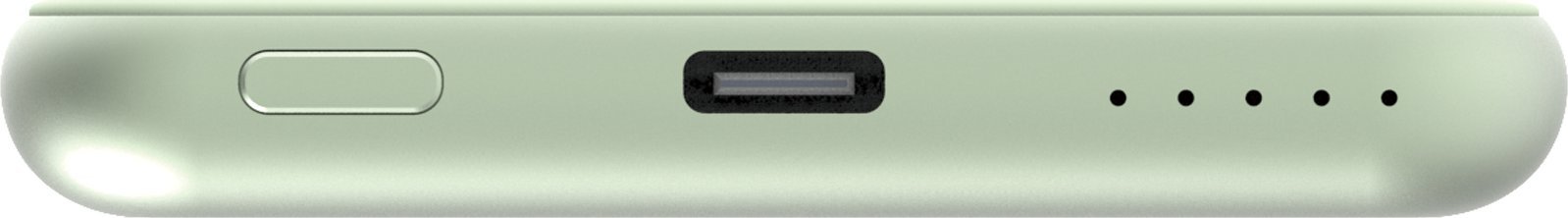 Karikues portativ Verbatim Charge 'n' Go, 5000mAh, karikim wireless magnetik, i gjelbër