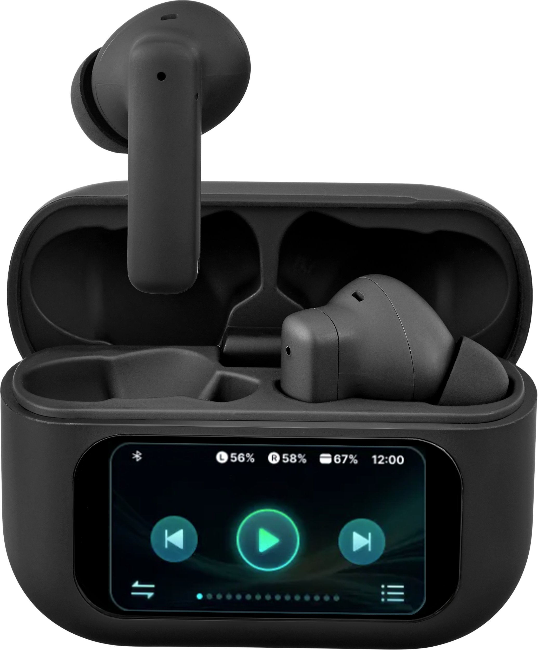 Kufje wireless STREETZ T600, Bluetooth, me mikrofon, të zeza