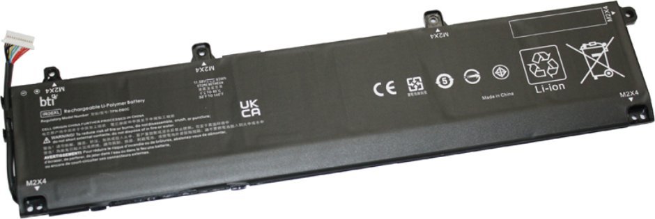 Bateri laptopi BTI M02029-005, 83Wh, 6 qeliza, e zezë