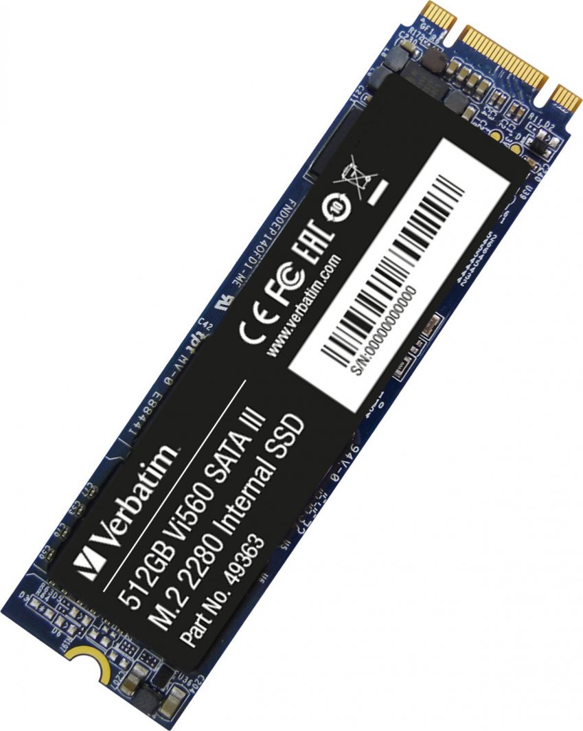 Disk SSD Verbatim Vi560 (49363), 512 GB M.2, 2280, SATA III