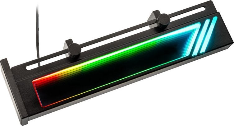 Mbajtëse VGA Kolink Core Pro, alumin, ARGB Infinity Mirror, e zezë