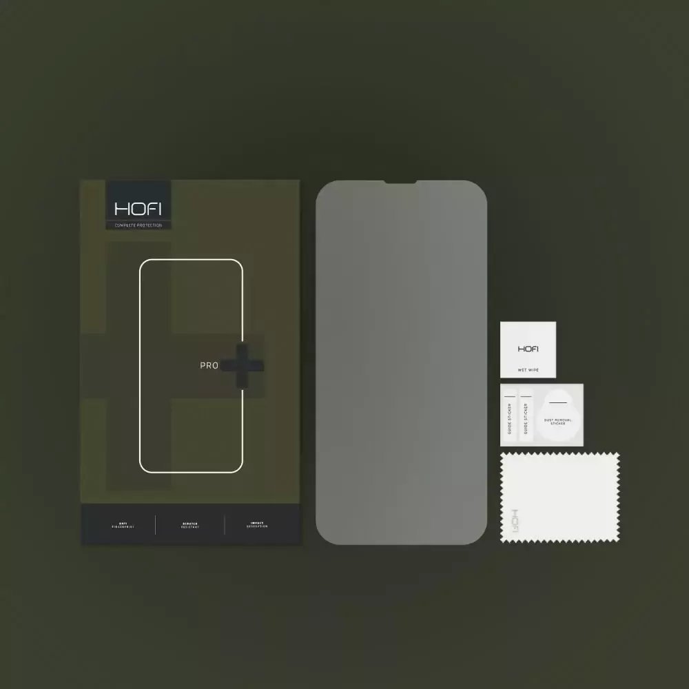 Xham i temperuar Hofi Glass Pro+, për iPhone 13 13 Pro 14, 6.1", transparent