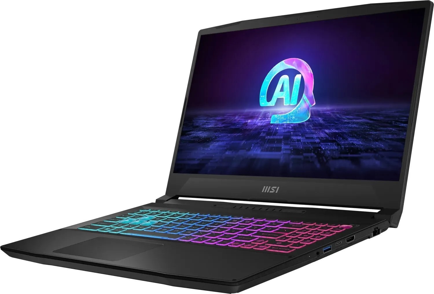 Laptop gaming MSI Katana A15 AI B8VF 487XPL, Ryzen 7 8845HS, 15.6" FHD 144Hz, 16GB RAM, 1TB SSD, RTX 4060, i zi