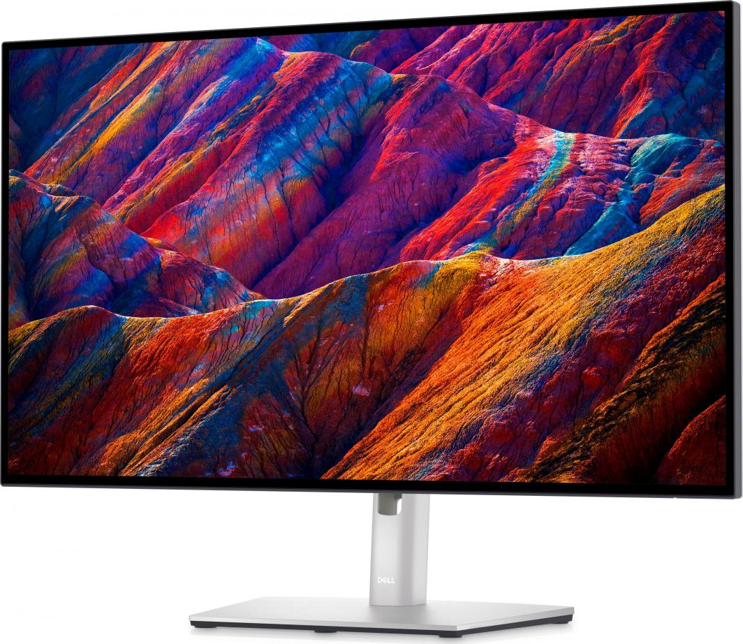 Monitor Dell UltraSharp U2723QE - 27", i zi / i argjendtë