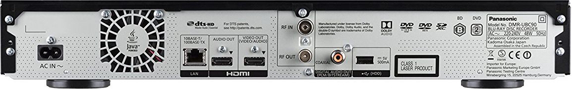 Lexues Blu-ray Panasonic DMR-UBC90EGK, 4K Ultra HD, DVB-T2, i zi