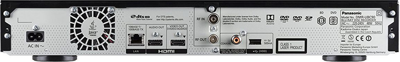 Lexues Blu-ray Panasonic DMR-UBC90EGK, 4K Ultra HD, DVB-T2, i zi