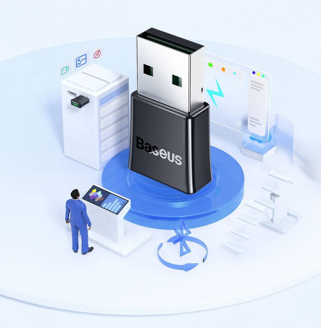 Adaptues Bluetooth Baseus BA07, USB, Bluetooth 5.3, i zi