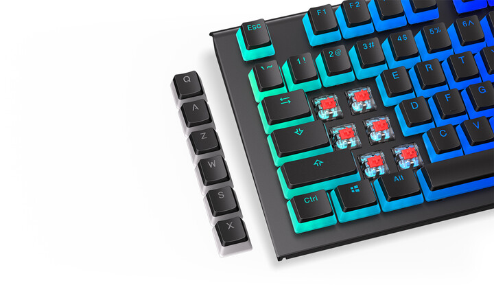 Taste Endorfy KC104, 104 copë, PBT, të zeza