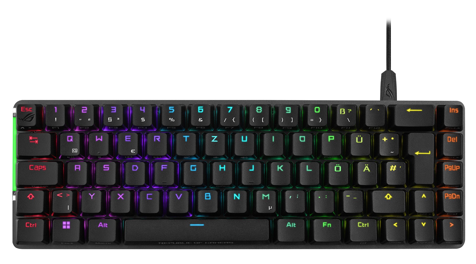 Tastierë ASUS ROG Falchion Ace, 65%, MX, RGB, e zezë
