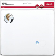 Mauspad Speedlink Notary, Soft Touch, stil lëkure, i bardhë