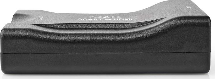 Adapter konvertues AV SCART në HDMI, Full HD 1080p, zgjedhje 720p 1080p, i zi