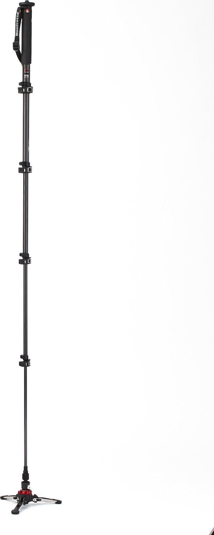 Monopod Manfrotto XPRO MVMXPROC5, 5 seksione, fibër karboni, i zi