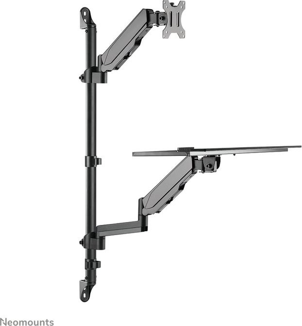 Mbajtëse muri për monitor Neomounts WL90-325BL1, 17"-32", lartësi e rregullueshme, e zezë