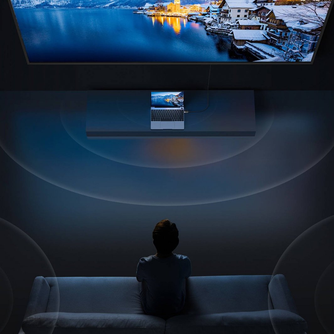 Kabllo DisplayPort Baseus High Definition, 1.5m, DP në DP, e zezë