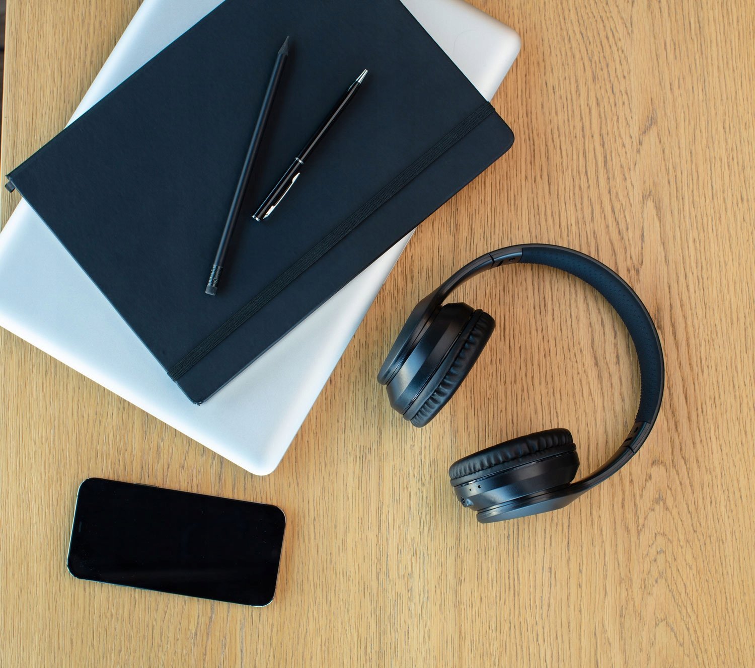 Kufje me mikrofon ETA GoGEN HBTM45B, pa tel, mbi vesh, të zeza