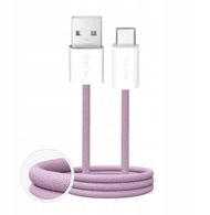 Kabllo USB Puro Cable Pink, 1.5m, USB 2.0, 10W, rozë