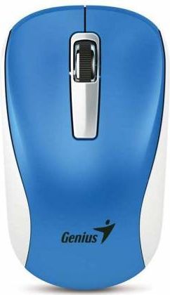 Maus Genius NX-7010, wireless, USB, i bardhë dhe i kaltërt