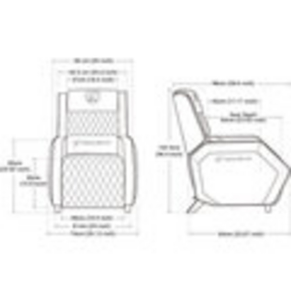 Karrige Cougar Ranger XB, e zezë / gjelbërt