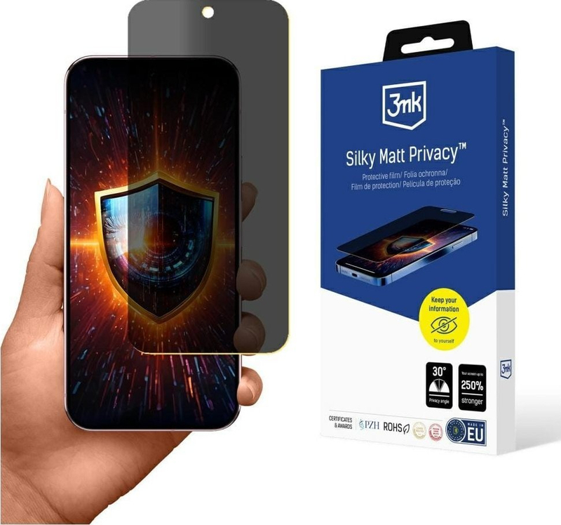 Film mbrojtës 3MK Silky Matt Privacy për Google Pixel 9 Pro XL, mat, privatësi