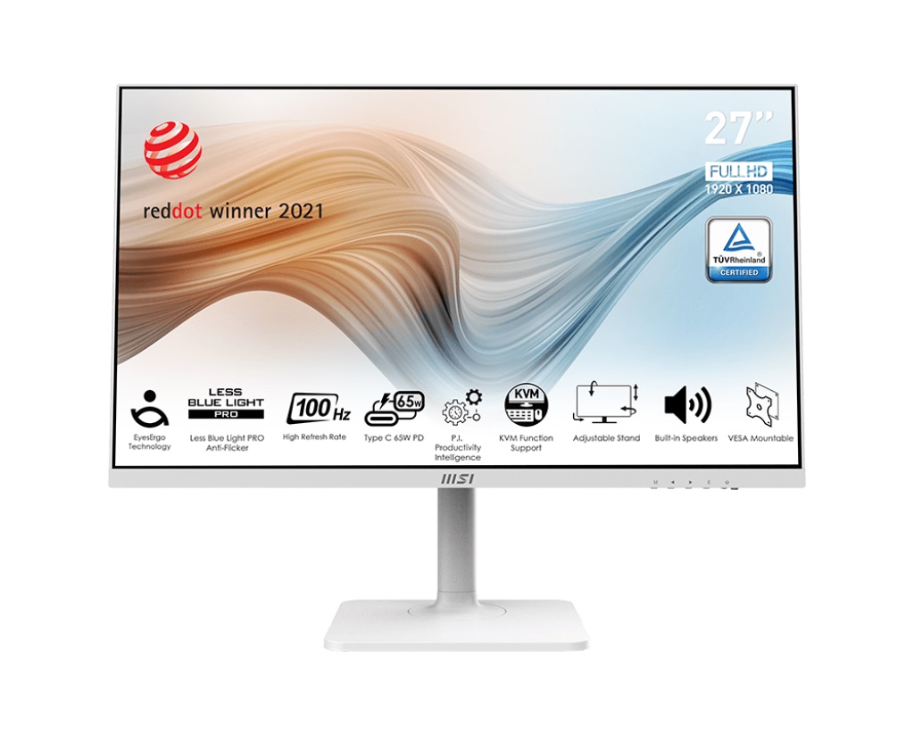 Monitor Msi Modern Md272xpw, 27", FHD, i bardhë