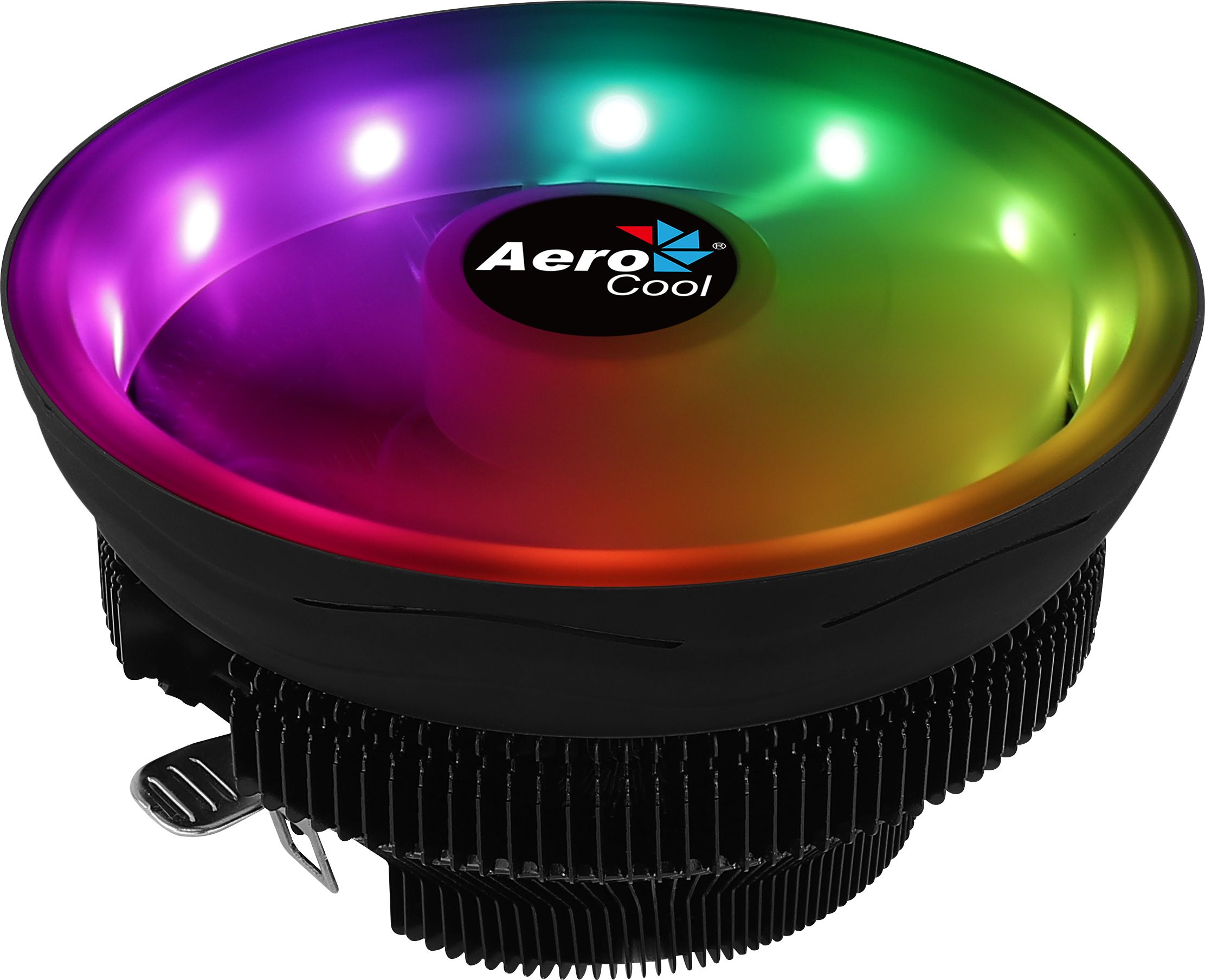 Ftohës CPU Aerocool Core Plus ARGB, 120mm, ndriçim ARGB, i zi