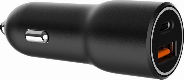 Полнач за автомобил Gembird TA-UC-AC2PDQC38-CAR, 38W, USB A USB C PD, црн
