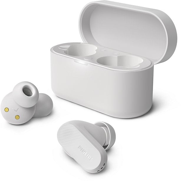 Kufje pa tela Philips TAT3509WT, in ear, IPX4, të bardha