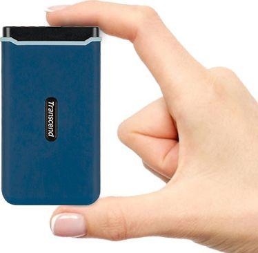 Disk i jashtëm SSD Transcend ESD370C, 250GB, i kaltër