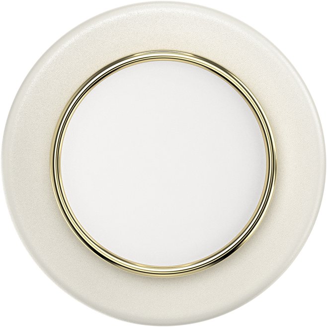 Aksesor telefoni PopSockets Enamel Coconut Cream MagSafe PopGrip, magnetik, i bardhë
