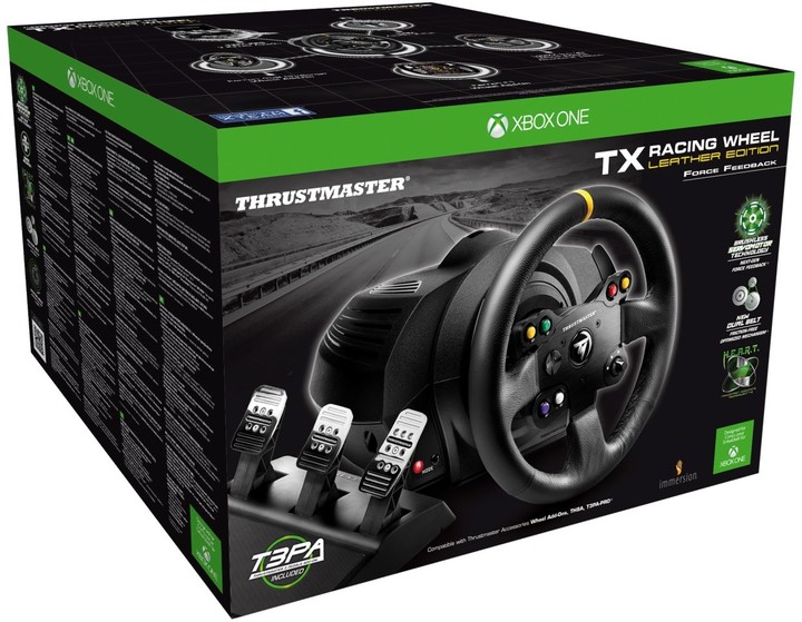 Set vozitjeje Thrustmaster TX Leather Edition për Xbox One/PC