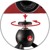 Trekëmbësh mini Manfrotto PIXI, për kamera kompakte, i zi