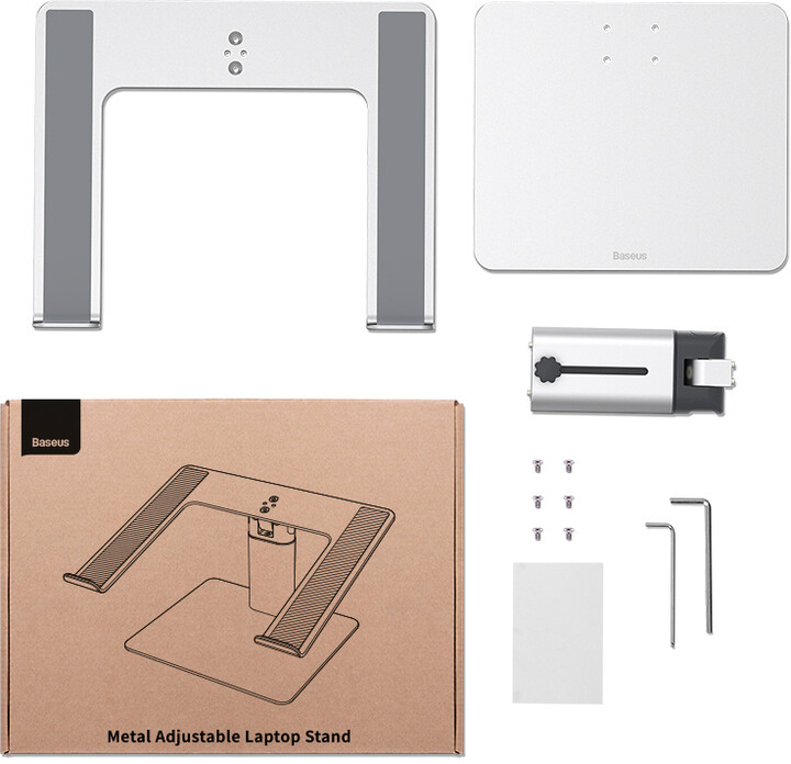 Mbajtëse laptopi Baseus, e argjendtë