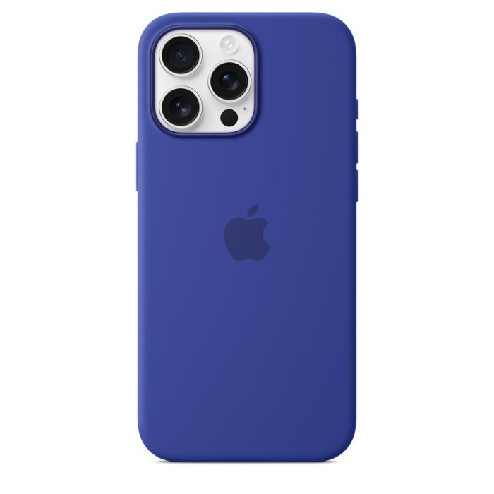 Apple iPhone 16 Pro Max Silicone Case with MagSafe, Ultramarine (Seasonal)