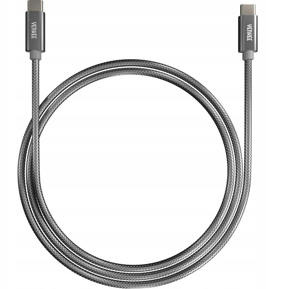 Kабел USB C YENKEE YCU C102 SR, USB C во USB C, 2m, црн