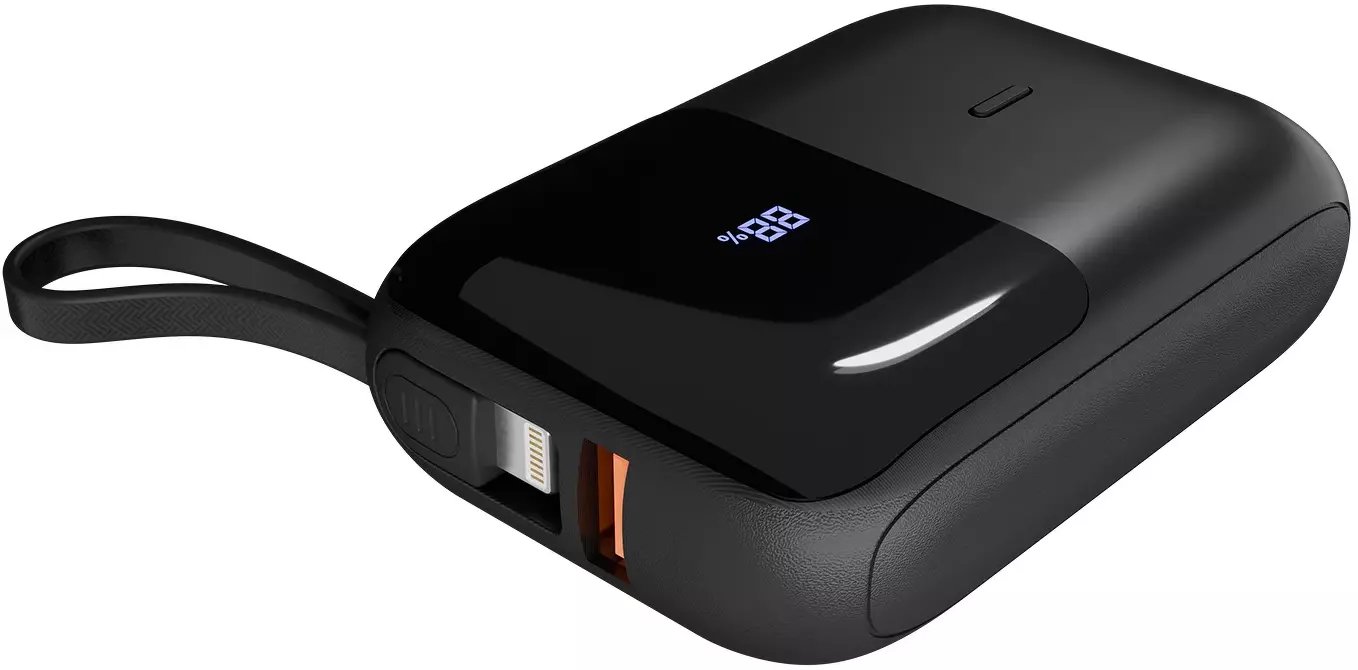 Powerbank S-link P109M, 10000mAh, karikim i shpejtë PD QC, i zi