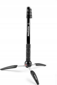 Kit tripod për VR Manfrotto VR Pixi Evo, alumini, 4 seksione, i zi