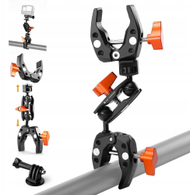 Mbajtës Magic Arm K&F Concept MS25, dy kapëse Crab Clamp, kokë me topth, i zi